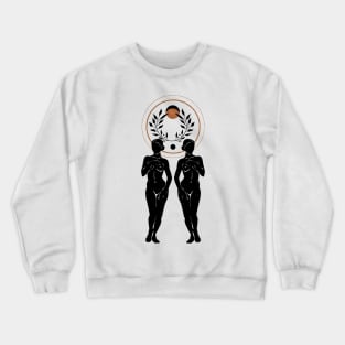 Astro Celestial Feminine Contemporary Prints Crewneck Sweatshirt